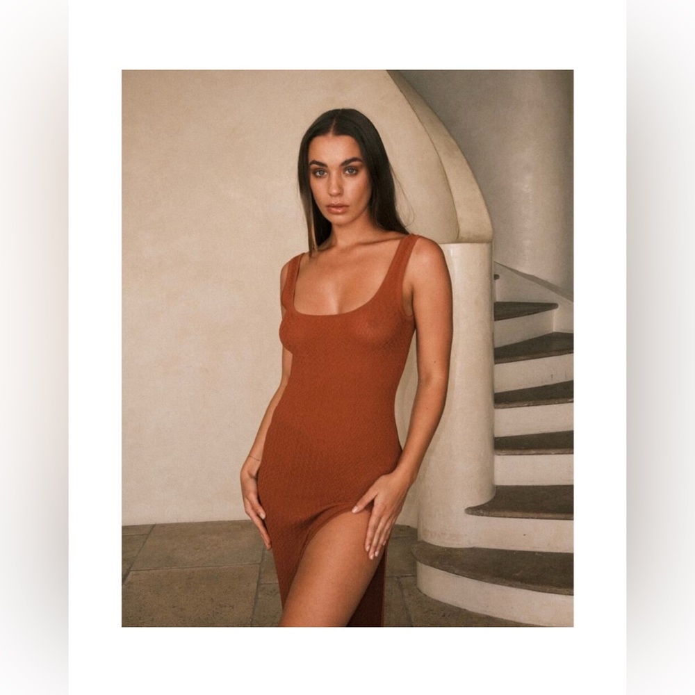NWT Monday Swimwear Dress Honolulu Chevron Knit Cover Up